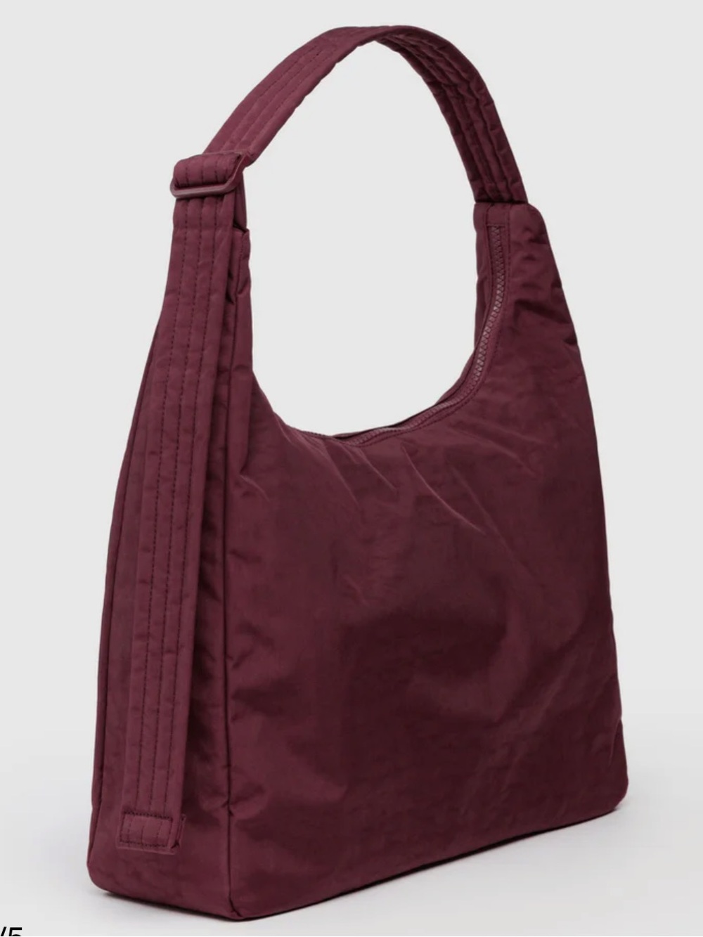 BAGGU Nylon Shoulder Bag Mahogany